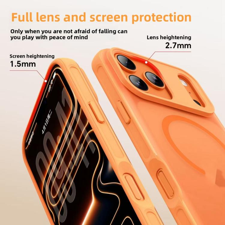 알파 스타일 스킨 느낌 자석 휴대폰 케이스, iPhone 17 Pro Max용, iPhone 17 Pro용