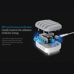 ORICO DUK-5P 40W 5 USB 포트 스마트 충전 스테이션 스탠드 포함, US 플러그, UK 플러그, AU 플러그