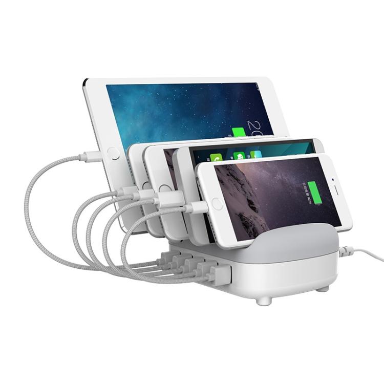 ORICO DUK-5P 40W 5 USB 포트 스마트 충전 스테이션 스탠드 포함, US 플러그, UK 플러그, AU 플러그