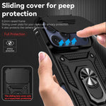 XDcase 슬라이딩 캠쉴드 링 홀더 자석 휴대폰 케이스, iPhone 17 Pro Max용, iPhone 17 Pro용, iPhone 17용, iPhone Air용