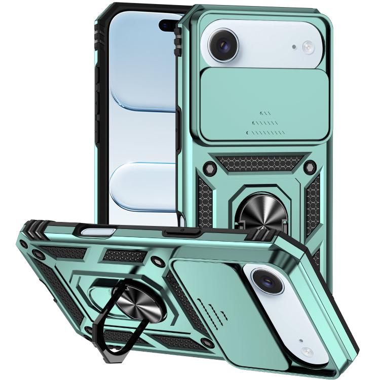 XDcase 슬라이딩 캠쉴드 링 홀더 자석 휴대폰 케이스, iPhone 17 Pro Max용, iPhone 17 Pro용, iPhone 17용, iPhone Air용