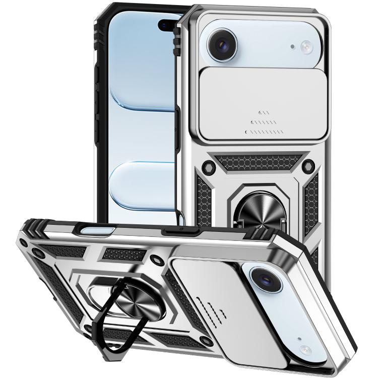 XDcase 슬라이딩 캠쉴드 링 홀더 자석 휴대폰 케이스, iPhone 17 Pro Max용, iPhone 17 Pro용, iPhone 17용, iPhone Air용