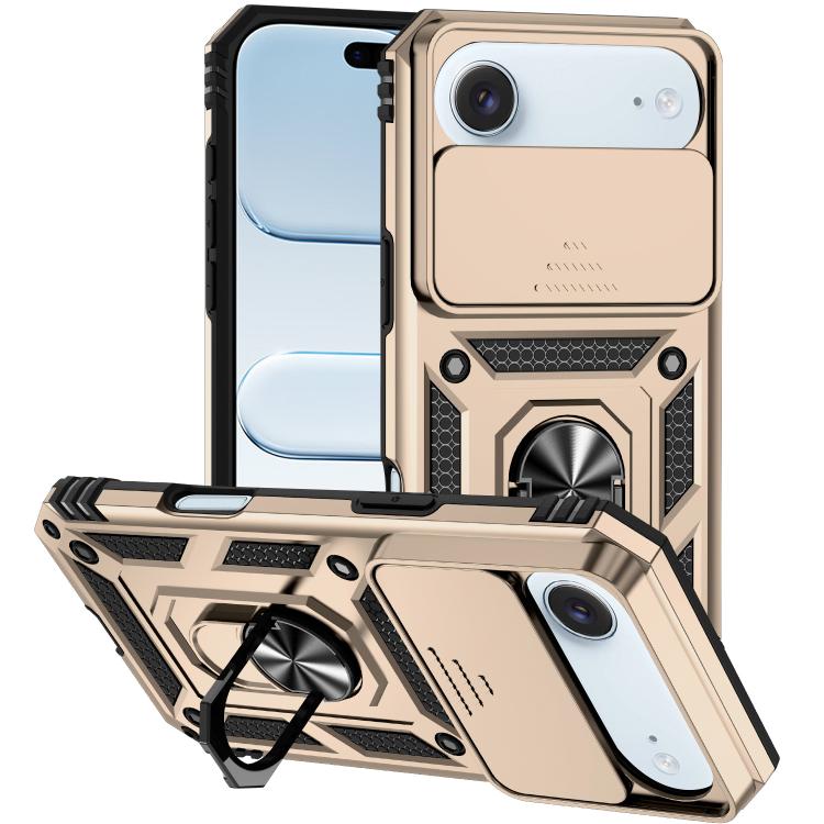 XDcase 슬라이딩 캠쉴드 링 홀더 자석 휴대폰 케이스, iPhone 17 Pro Max용, iPhone 17 Pro용, iPhone 17용, iPhone Air용