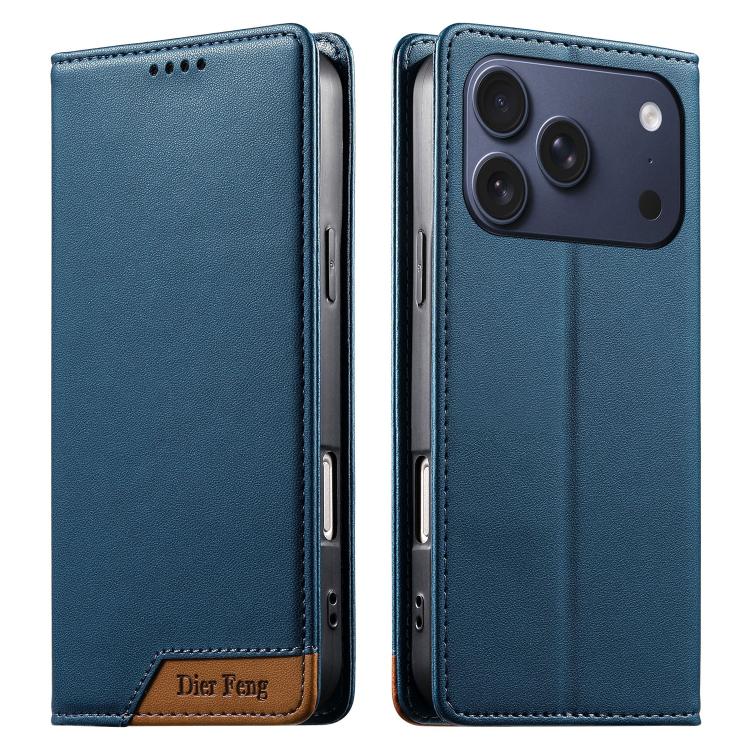 디에르펑 스플라이싱 강력 자석 RFID 비건 가죽 휴대폰 케이스, iPhone 17e / 16e용, iPhone 17 Pro Max용, iPhone 17 Pro용, iPhone 17용, iPhone Air용, iPhone 16 Pro Max용, iPhone 16 Pro용, iPhone 16 Plus용