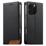 디에르펑 스플라이싱 강력 자석 RFID 비건 가죽 휴대폰 케이스, iPhone 17e / 16e용, iPhone 17 Pro Max용, iPhone 17 Pro용, iPhone 17용, iPhone Air용, iPhone 16 Pro Max용, iPhone 16 Pro용, iPhone 16 Plus용