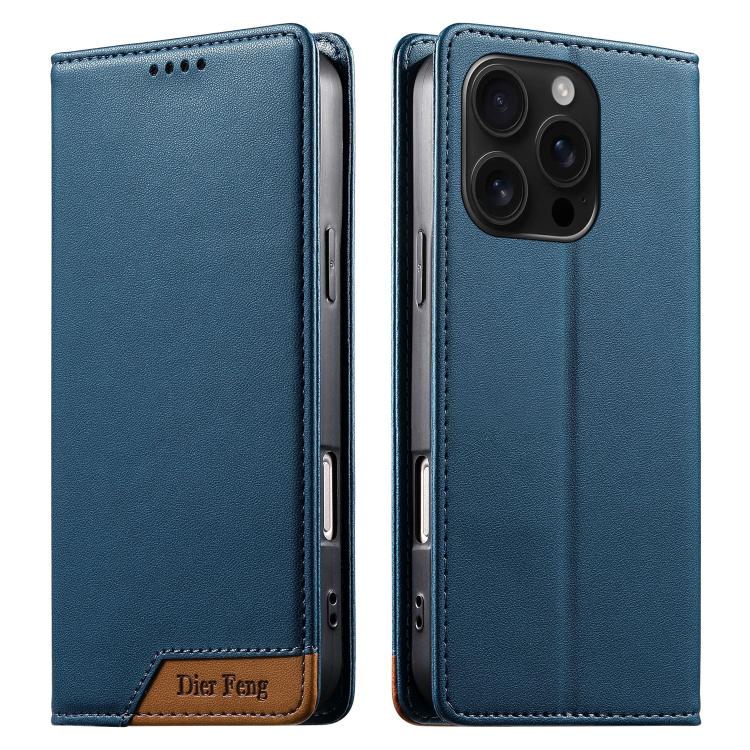 디에르펑 스플라이싱 강력 자석 RFID 비건 가죽 휴대폰 케이스, iPhone 17e / 16e용, iPhone 17 Pro Max용, iPhone 17 Pro용, iPhone 17용, iPhone Air용, iPhone 16 Pro Max용, iPhone 16 Pro용, iPhone 16 Plus용