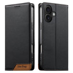 디에르펑 스플라이싱 강력 자석 RFID 비건 가죽 휴대폰 케이스, iPhone 16용, iPhone 15 Pro Max용, iPhone 15 Pro용, iPhone 15 Plus용, iPhone 15용, iPhone 14 Plus용, iPhone 14 / 13용, iPhone 14 Pro용