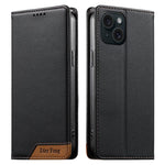 디에르펑 스플라이싱 강력 자석 RFID 비건 가죽 휴대폰 케이스, iPhone 16용, iPhone 15 Pro Max용, iPhone 15 Pro용, iPhone 15 Plus용, iPhone 15용, iPhone 14 Plus용, iPhone 14 / 13용, iPhone 14 Pro용