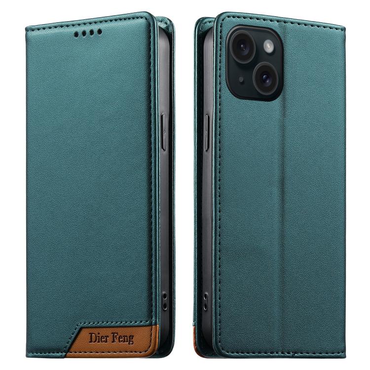 디에르펑 스플라이싱 강력 자석 RFID 비건 가죽 휴대폰 케이스, iPhone 16용, iPhone 15 Pro Max용, iPhone 15 Pro용, iPhone 15 Plus용, iPhone 15용, iPhone 14 Plus용, iPhone 14 / 13용, iPhone 14 Pro용