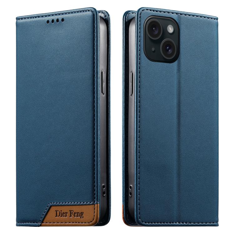 디에르펑 스플라이싱 강력 자석 RFID 비건 가죽 휴대폰 케이스, iPhone 16용, iPhone 15 Pro Max용, iPhone 15 Pro용, iPhone 15 Plus용, iPhone 15용, iPhone 14 Plus용, iPhone 14 / 13용, iPhone 14 Pro용