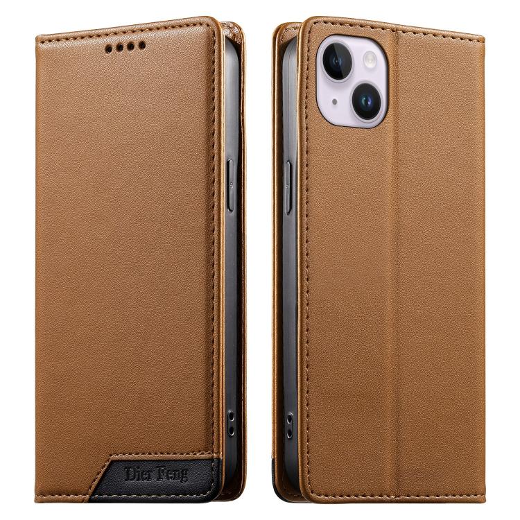디에르펑 스플라이싱 강력 자석 RFID 비건 가죽 휴대폰 케이스, iPhone 16용, iPhone 15 Pro Max용, iPhone 15 Pro용, iPhone 15 Plus용, iPhone 15용, iPhone 14 Plus용, iPhone 14 / 13용, iPhone 14 Pro용