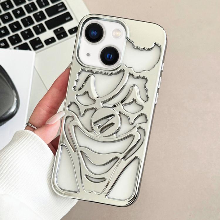 Electroplated Hollow Out Clown Heat Dissipation TPU Phone Case, For iPhone 13 Pro Max, For iPhone 13 Pro, For iPhone 13