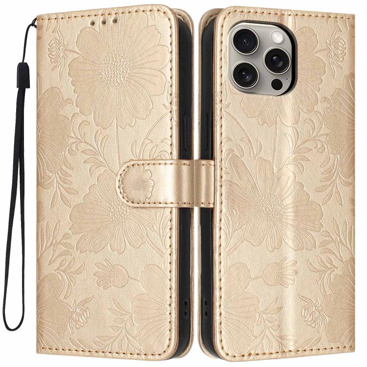 작은 검은색 로프가 달린 해바라기 엠보싱 비건 가죽 휴대폰 케이스, 아이폰 14 프로 맥스용, 아이폰 13 프로 맥스용, 아이폰 13 프로용, 아이폰 13용, 아이폰 12 / 12 프로용, 아이폰 12 프로 맥스용, 아이폰 11 프로 맥스용, 아이폰 11용