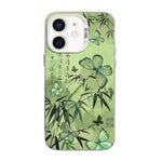 나비 무늬 은도금 PC 하이브리드 TPU 휴대폰 케이스, iPhone 12 mini용, iPhone 11 Pro Max용, iPhone 11용, iPhone 11 Pro용, iPhone XS / X용, iPhone XR용