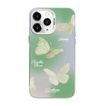 나비 무늬 은도금 PC 하이브리드 TPU 휴대폰 케이스, iPhone 12 mini용, iPhone 11 Pro Max용, iPhone 11용, iPhone 11 Pro용, iPhone XS / X용, iPhone XR용