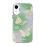 나비 무늬 은도금 PC 하이브리드 TPU 휴대폰 케이스, iPhone 12 mini용, iPhone 11 Pro Max용, iPhone 11용, iPhone 11 Pro용, iPhone XS / X용, iPhone XR용