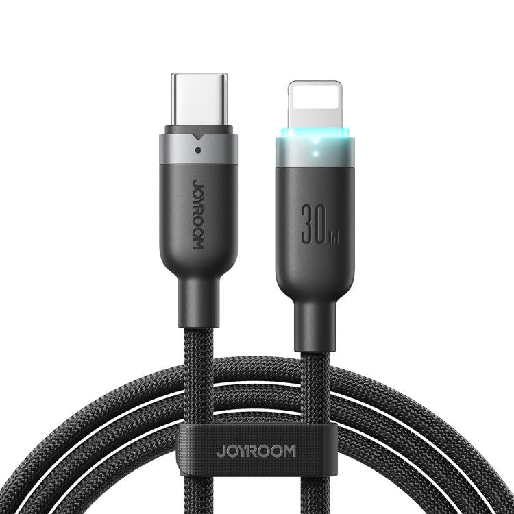 JOYROOM S-A63 StarWay 시리즈 1.2m 30W Type-C to 8핀 자동 전원 차단 고속 충전 데이터 케이블, Type-C to 8핀