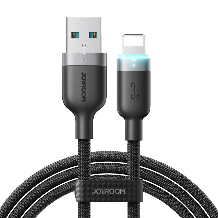 JOYROOM S-A63 StarWay 시리즈 1.2m 3A USB-A to 8핀 자동 전원 차단 고속 충전 데이터 케이블, USB-A to 8핀