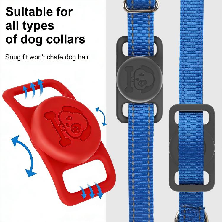 XDcase 애완동물 목걸이 디자인 방수 실리콘 보호 케이스, 1개 (검정), 1개 (흰색), 1개 (파랑), 1개 (분홍), 1개 (빨강), 1개 (민트 그린), 1개 (보라), 1개 (노랑)