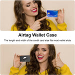 XDcase 초슬림 지갑 카드 디자인 TPU 보호 케이스, AirTag 2세대 / 1세대용