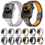 원 비드 허리 스테인리스 스틸 노먼 버클 자석 시계줄, 애플 워치 46mm / 49mm / 45mm / 44mm용, 애플 워치 42mm / 41mm / 40mm / 38mm용