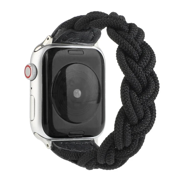 탄력성 짜임 시계줄 Apple Watch 시리즈 6 & SE & 5 & 4 40mm / 3 & 2 & 1 38mm용, 160mm