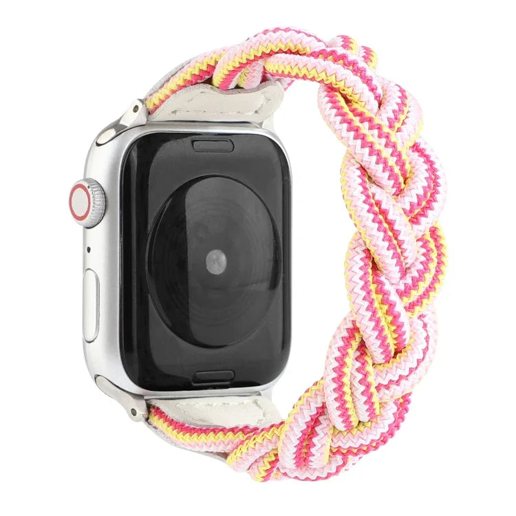 탄력성 짜임 시계줄 Apple Watch 시리즈 6 & SE & 5 & 4 40mm / 3 & 2 & 1 38mm용, 160mm