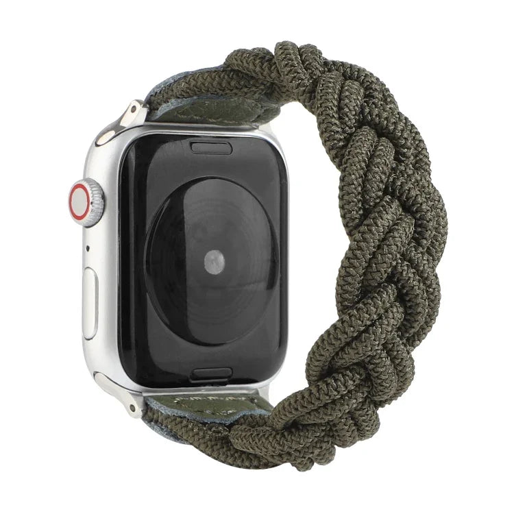 탄력성 짜임 시계줄 Apple Watch 시리즈 6 & SE & 5 & 4 40mm / 3 & 2 & 1 38mm용, 160mm