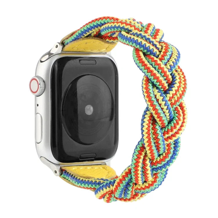 탄력성 짜임 시계줄 Apple Watch 시리즈 6 & SE & 5 & 4 44mm / 3 & 2 & 1 42mm용, 160mm