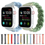 탄력성 짜임 시계줄 Apple Watch 시리즈 6 & SE & 5 & 4 44mm / 3 & 2 & 1 42mm용, 160mm