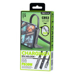 REMAX CB53 1.2m PD30W Type-C to 8핀 폰 홀더 꼬임 방지 고속 충전 데이터 케이블, Type-C to 8핀