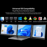 Blackview DCM6 14인치 듀얼 스크린 휴대용 노트북 확장 모니터 및 스탠드, DCM6