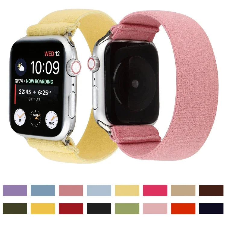 단색 실리콘 교체용 스트랩 시계줄, Apple Watch 시리즈 7 41mm / & 6 & SE & 5 & 4 40mm용, Apple Watch 시리즈 7 45mm / & 6 & SE & 5 & 4 44mm용