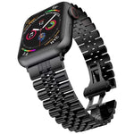 메탈 5바트 교체용 스틸 스트랩 시계줄, Apple Watch Ultra 49mm / 시리즈 8&7 45mm / SE 2&6&SE&5&4 44mm / 3&2&1 42mm용, Apple Watch 시리즈 8&7 41mm / SE 2&6&SE&5&4 40mm / 3&2&1 38mm용