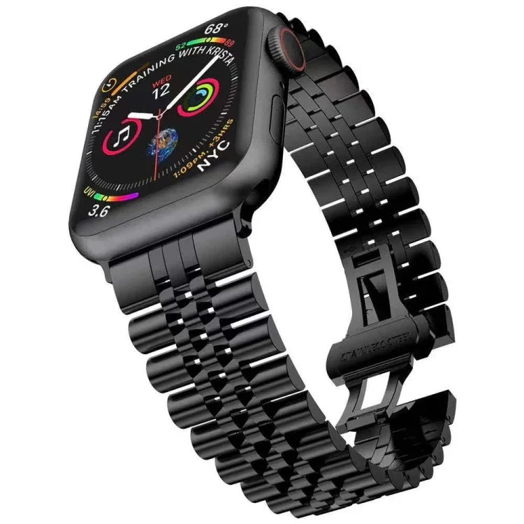 메탈 5바트 교체용 스틸 스트랩 시계줄, Apple Watch Ultra 49mm / 시리즈 8&7 45mm / SE 2&6&SE&5&4 44mm / 3&2&1 42mm용, Apple Watch 시리즈 8&7 41mm / SE 2&6&SE&5&4 40mm / 3&2&1 38mm용