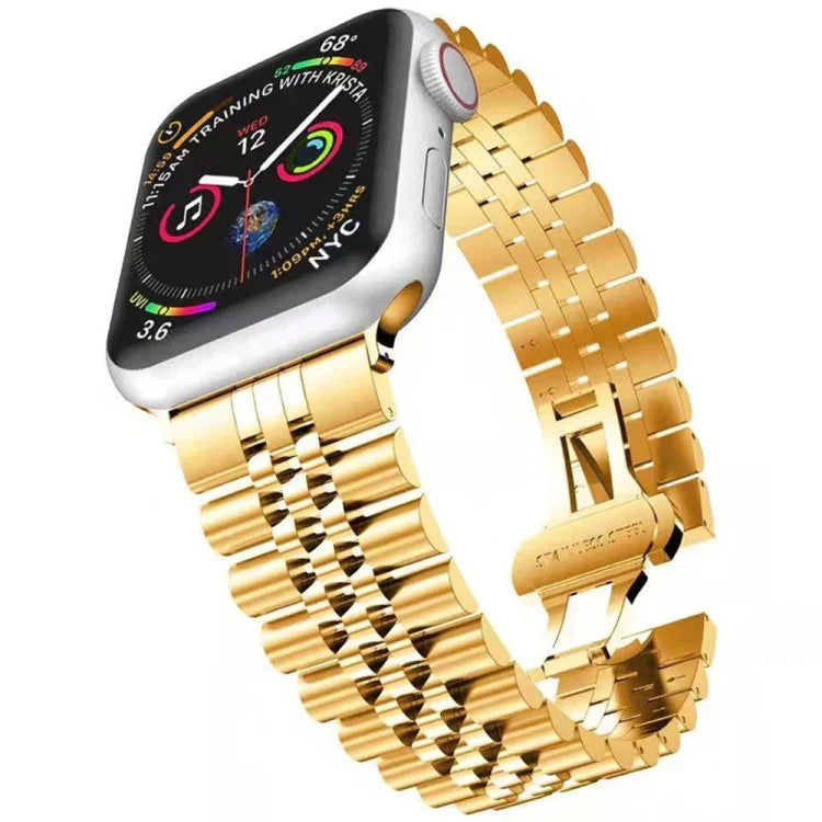 메탈 5바트 교체용 스틸 스트랩 시계줄, Apple Watch Ultra 49mm / 시리즈 8&7 45mm / SE 2&6&SE&5&4 44mm / 3&2&1 42mm용, Apple Watch 시리즈 8&7 41mm / SE 2&6&SE&5&4 40mm / 3&2&1 38mm용