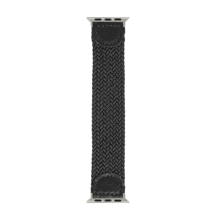 나일론 + 가죽 꼬임 시계줄, Apple Watch 시리즈 6 & SE & 5 & 4 40mm / 3 & 2 & 1 38mm용, S, M, L