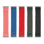 나일론 + 가죽 꼬임 시계줄, Apple Watch 시리즈 6 & SE & 5 & 4 40mm / 3 & 2 & 1 38mm용, S, M, L
