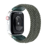 나일론 + 가죽 꼬임 시계줄, Apple Watch 시리즈 6 & SE & 5 & 4 40mm / 3 & 2 & 1 38mm용, S, M, L