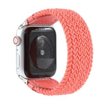 나일론 + 가죽 꼬임 시계줄, Apple Watch 시리즈 6 & SE & 5 & 4 44mm / 3 & 2 & 1 42mm용, S, M, L