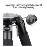 BEXIN ST424C 견고한 캠코더 사진용 카본 파이버 대형 삼각대, 최대 튜브 지름: 40mm, ST424C
