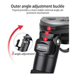 BEXIN ST424C 견고한 캠코더 사진용 카본 파이버 대형 삼각대, 최대 튜브 지름: 40mm, ST424C