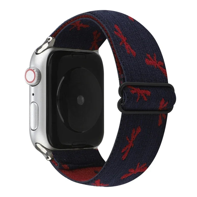 에스닉 스타일 버클 시계줄, Apple Watch 시리즈 6 & SE & 5 & 4 40mm / 3 & 2 & 1 38mm용, Apple Watch 시리즈 7 41mm / 6 & SE & 5 & 4 40mm / 3 & 2 & 1 38mm용