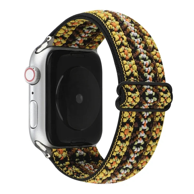 에스닉 스타일 버클 시계줄, Apple Watch 시리즈 6 & SE & 5 & 4 40mm / 3 & 2 & 1 38mm용, Apple Watch 시리즈 7 41mm / 6 & SE & 5 & 4 40mm / 3 & 2 & 1 38mm용