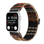 에스닉 스타일 버클 시계줄, Apple Watch 시리즈 6 & SE & 5 & 4 44mm / 3 & 2 & 1 42mm용, Apple Watch 시리즈 7 45mm / 6 & SE & 5 & 4 44mm / 3 & 2 & 1 42mm용, Apple Watch Ultra 49mm / 시리즈 8&7 45mm / SE 2&6&SE&5&4 44mm / 3&2&1 42mm용