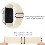 단색 나일론 시계줄, Apple Watch 시리즈 6 & SE & 5 & 4 40mm / 3 & 2 & 1 38mm용, Apple Watch 시리즈 7 41mm / 6 & SE & 5 & 4 40mm / 3 & 2 & 1 38mm용