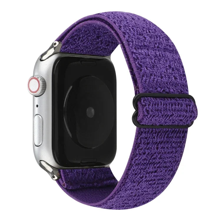 단색 나일론 시계줄, Apple Watch 시리즈 6 & SE & 5 & 4 40mm / 3 & 2 & 1 38mm용, Apple Watch 시리즈 7 41mm / 6 & SE & 5 & 4 40mm / 3 & 2 & 1 38mm용