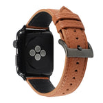 리치 텍스처 천연 가죽 시계줄, Apple Watch 시리즈 6 & SE & 5 & 4 40mm / 3 & 2 & 1 38mm용, Apple Watch 시리즈 7 41mm / 6 & SE & 5 & 4 40mm / 3 & 2 & 1 38mm용