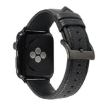 리치 텍스처 천연 가죽 시계줄, Apple Watch 시리즈 6 & SE & 5 & 4 44mm / 3 & 2 & 1 42mm용, Apple Watch 시리즈 7 45mm / 6 & SE & 5 & 4 44mm / 3 & 2 & 1 42mm용
