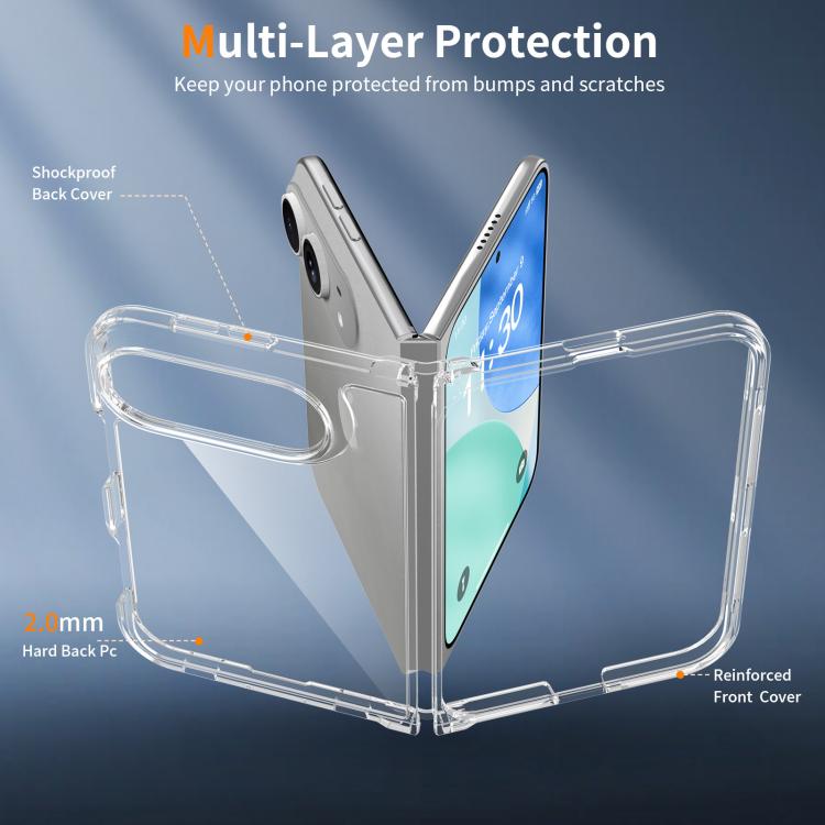 Scratch-proof Acrylic 2.0mm Crystal Phone Case, For iPhone Duo